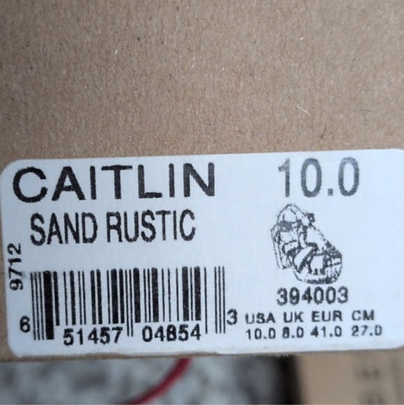 BedStu Caitlin Platform Sandals Tan Sz 10 Genuine Leather Heels Bed Stu Sandals - Picture 10 of 10